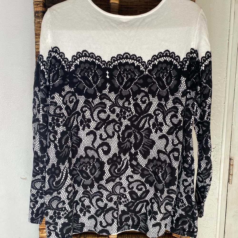 1x. Bob Mackie Wearable Art Vintage Shirt - image 2